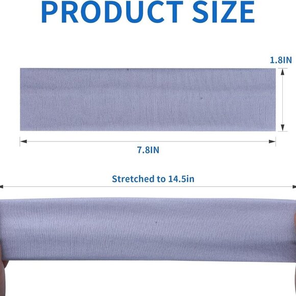 42 Pack Athletic Headbands Polyester Sweat-Absorbing Sports Hair Bands for Women main image 5